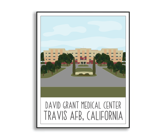 travis air force base print