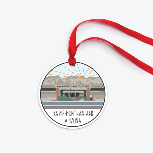 davis-monthan afb ornament two sided