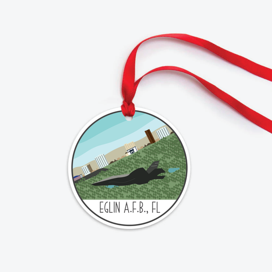 eglin air force base ornament two sided