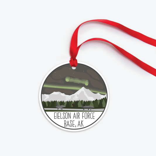 eielson air force base ornament two sided
