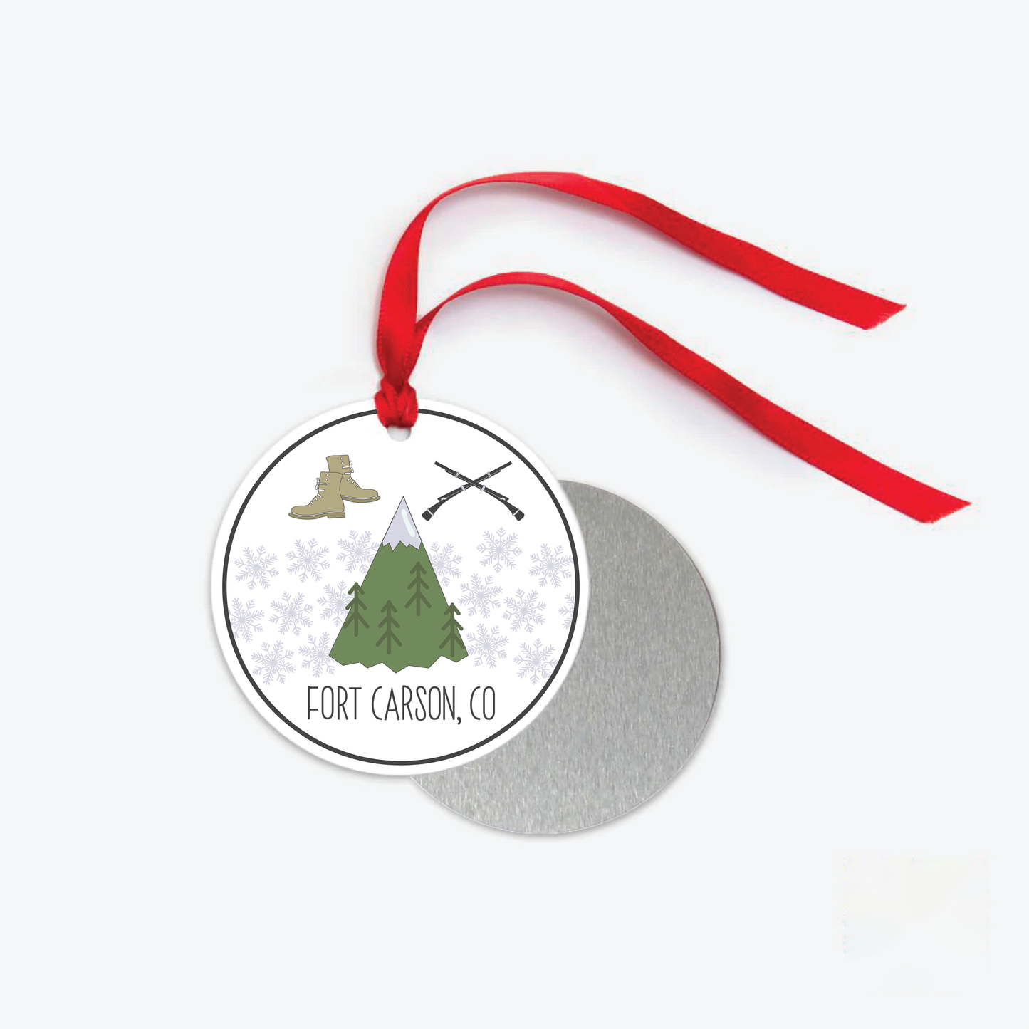 fort carson ornament one sided