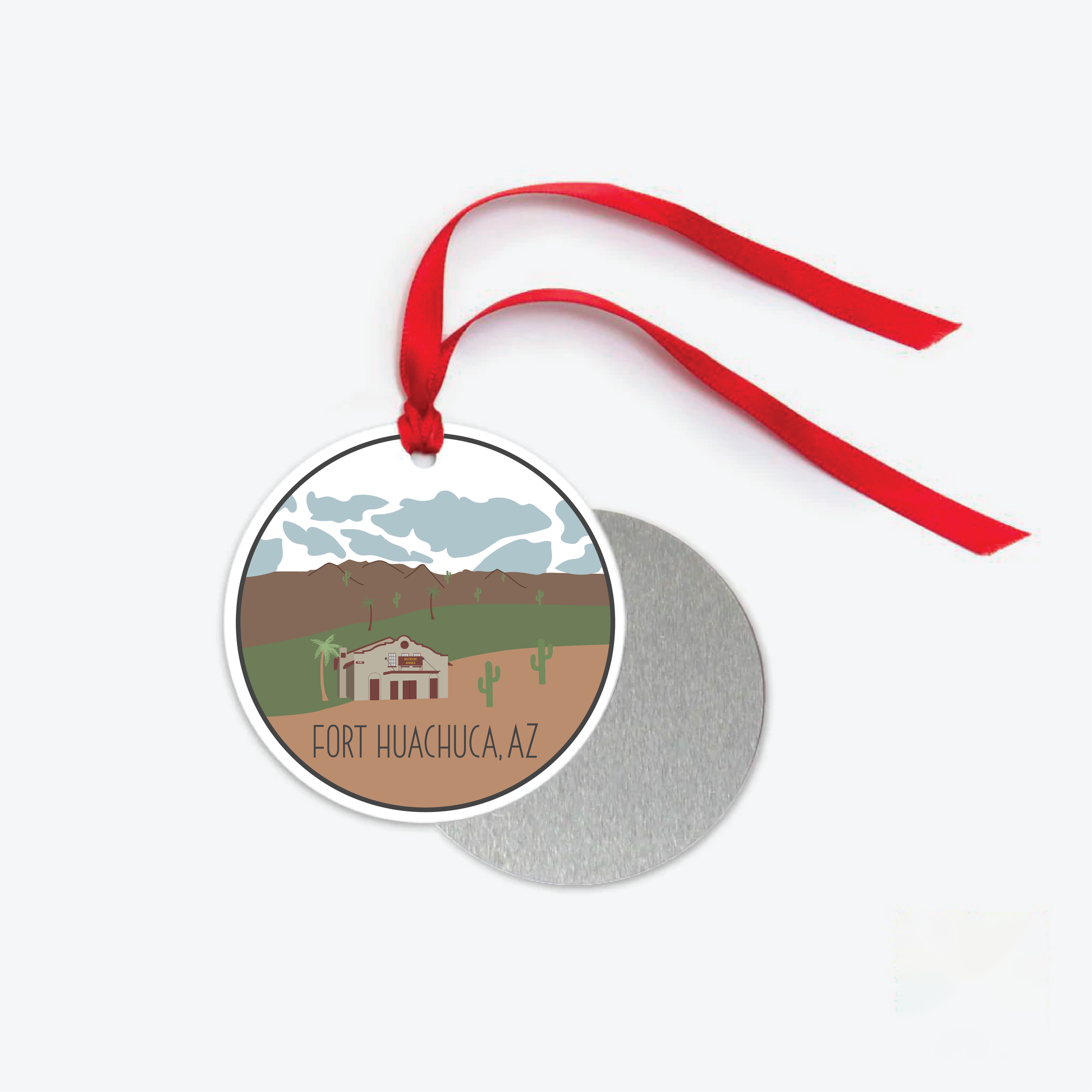 fort huachuca ornament one sided