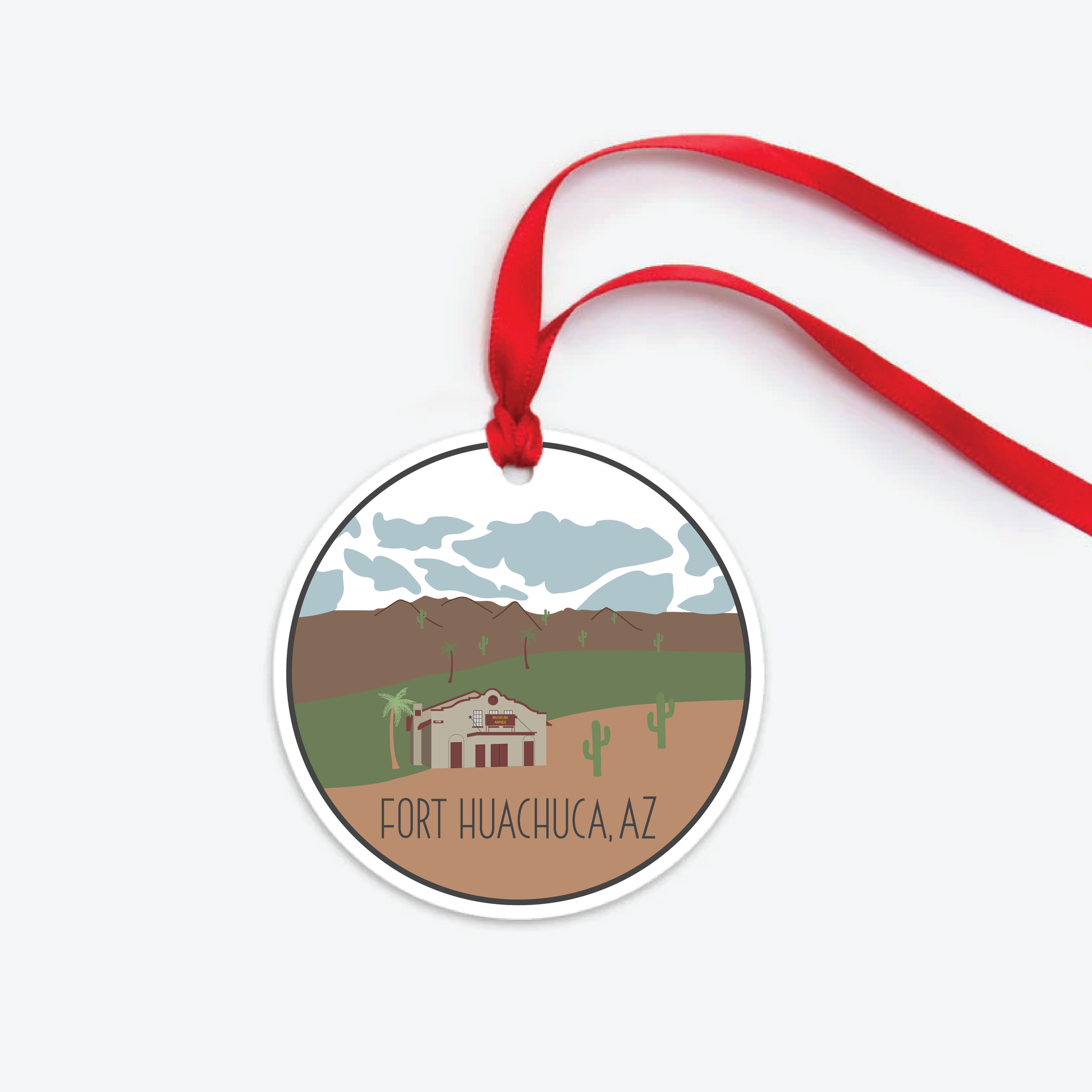 fort huachuca ornament two sided