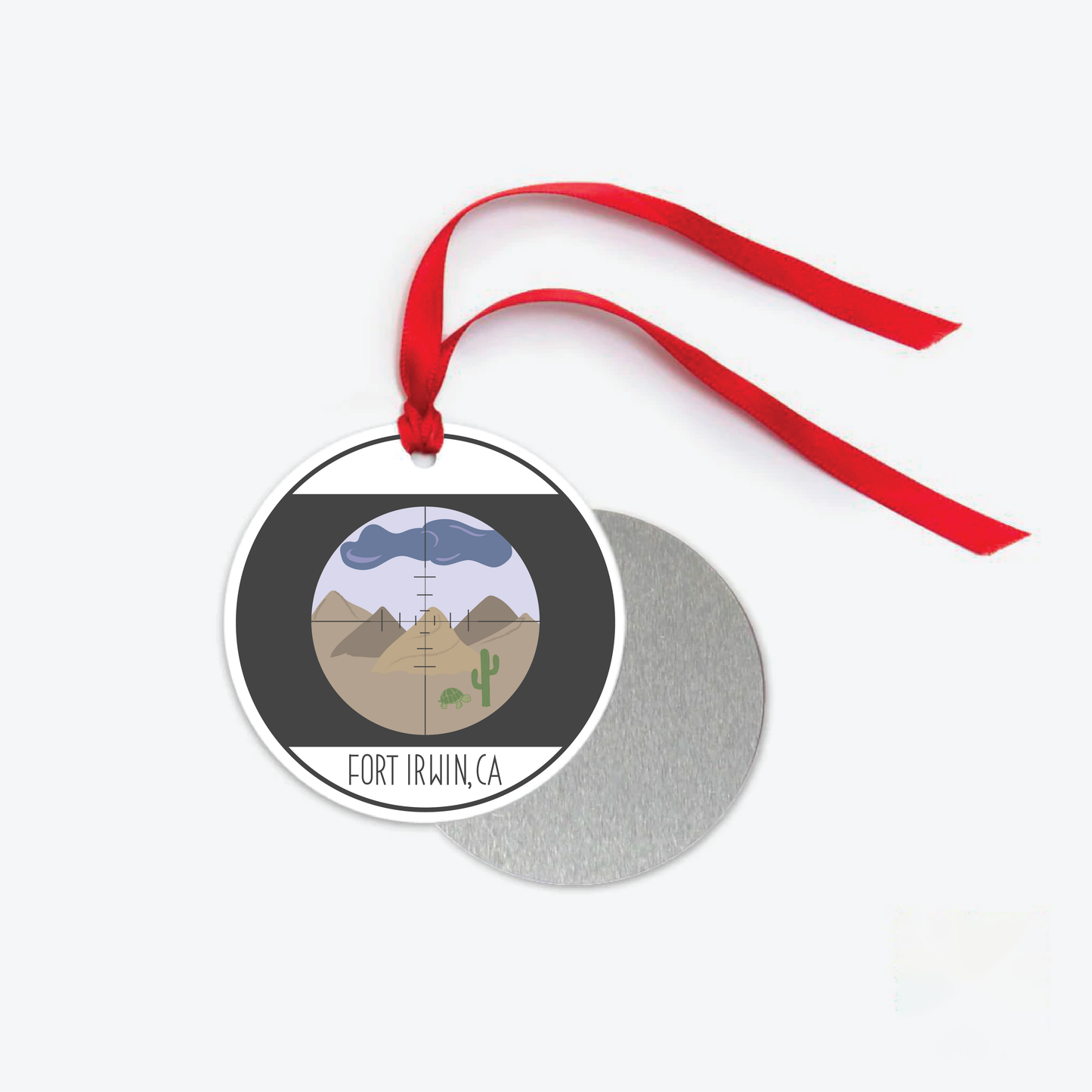 fort irwin ornament one sided