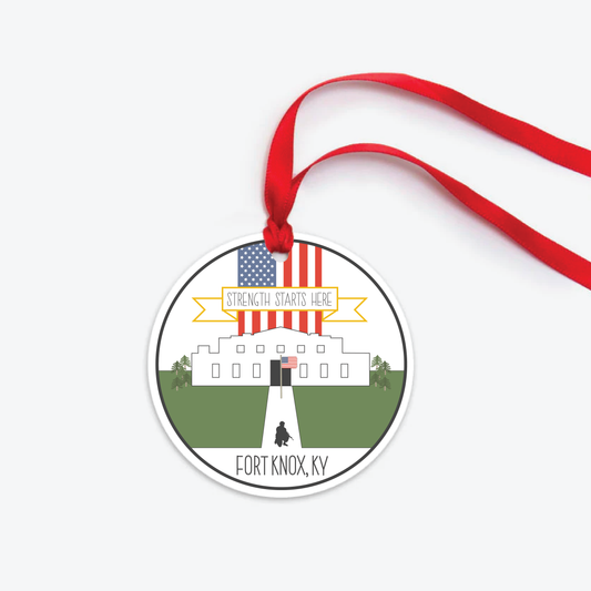 fort knox ornament two sided