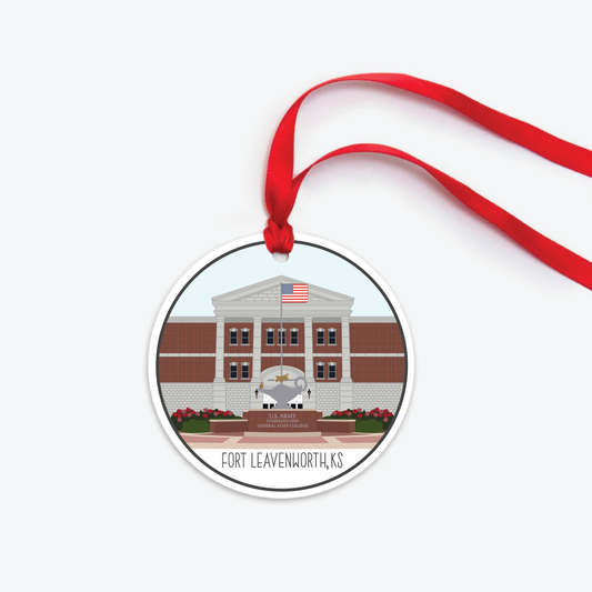 fort leavenworth ornament two sided