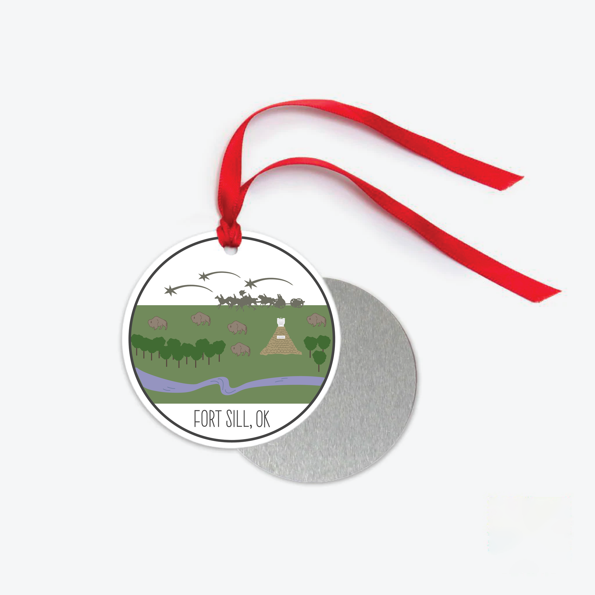 fort sill ornament one sided