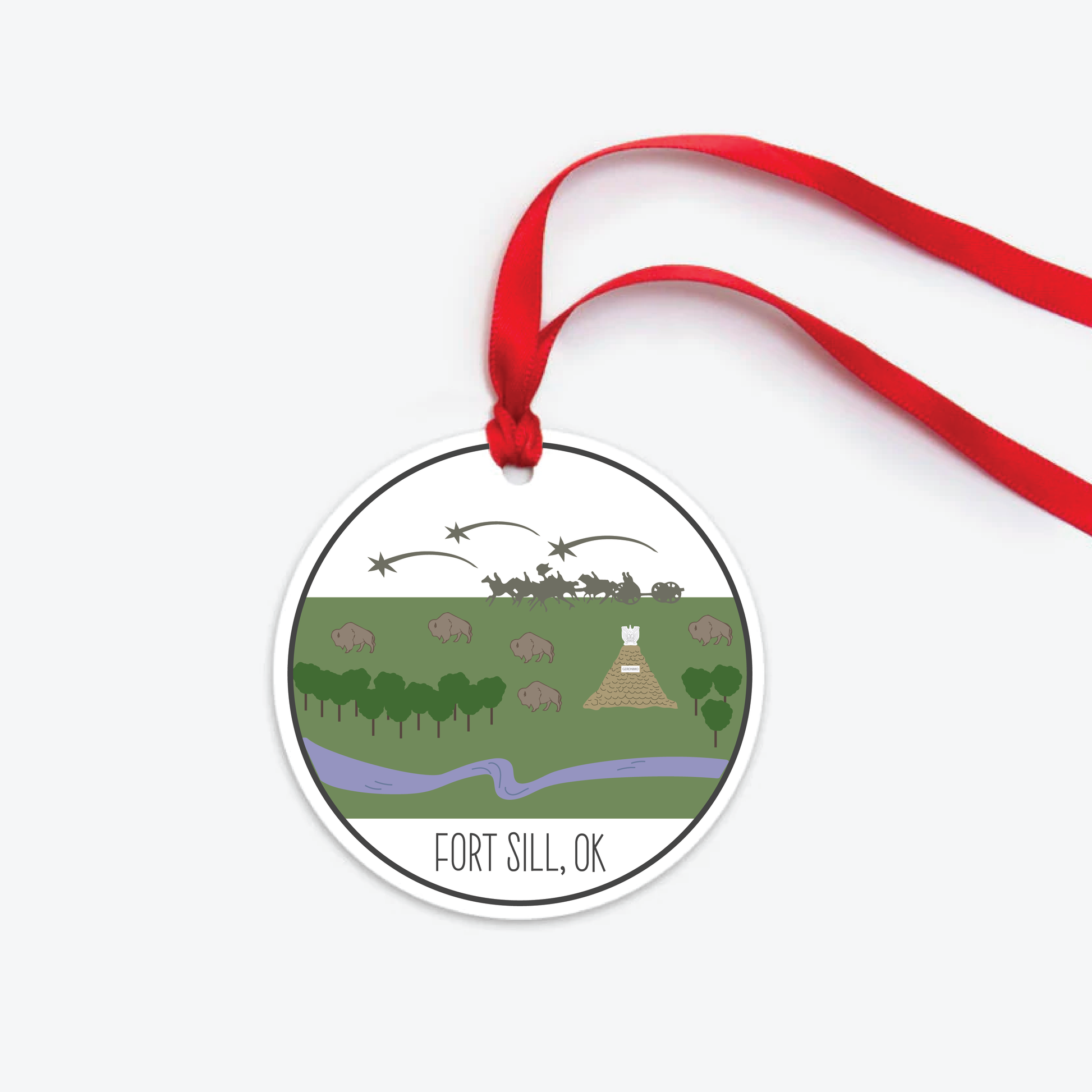 fort sill ornament two sided