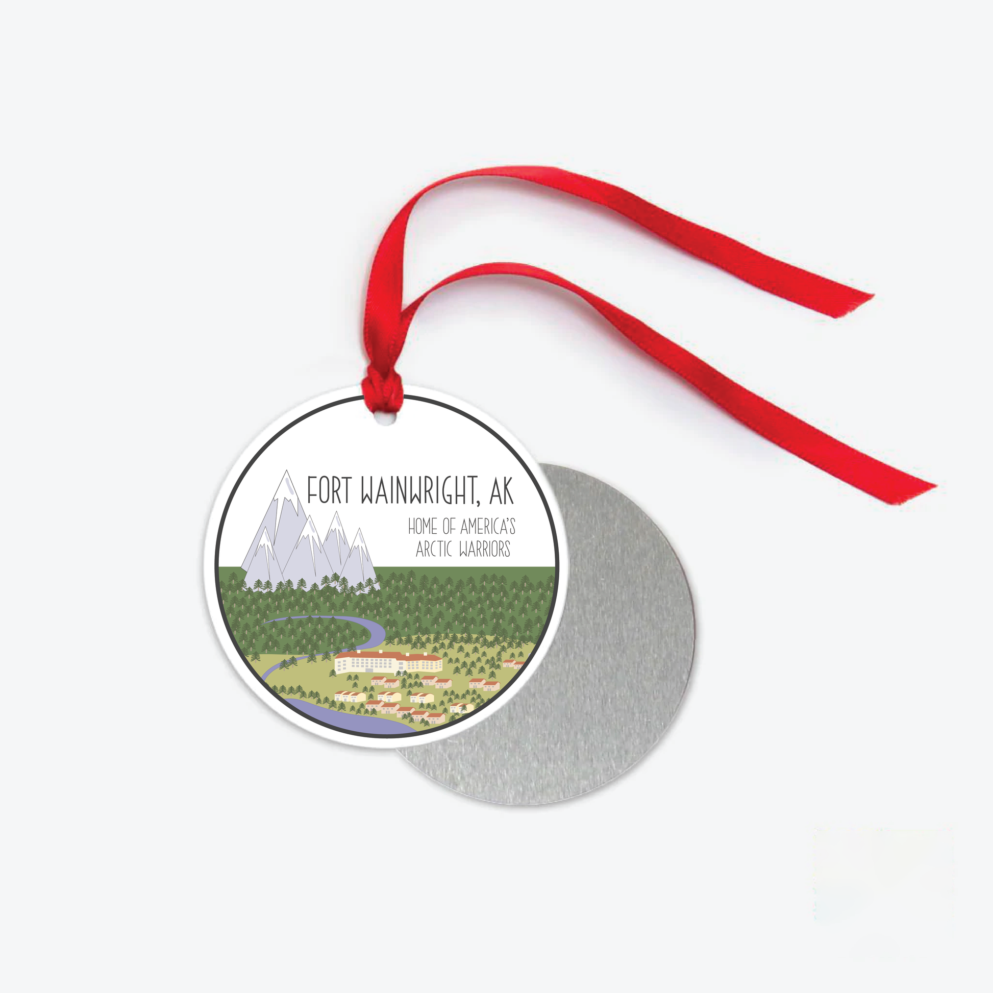 fort wainwright ornament one sided