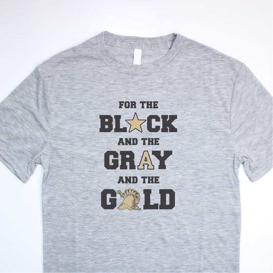 For the Black and the Gray and the Gold Tee