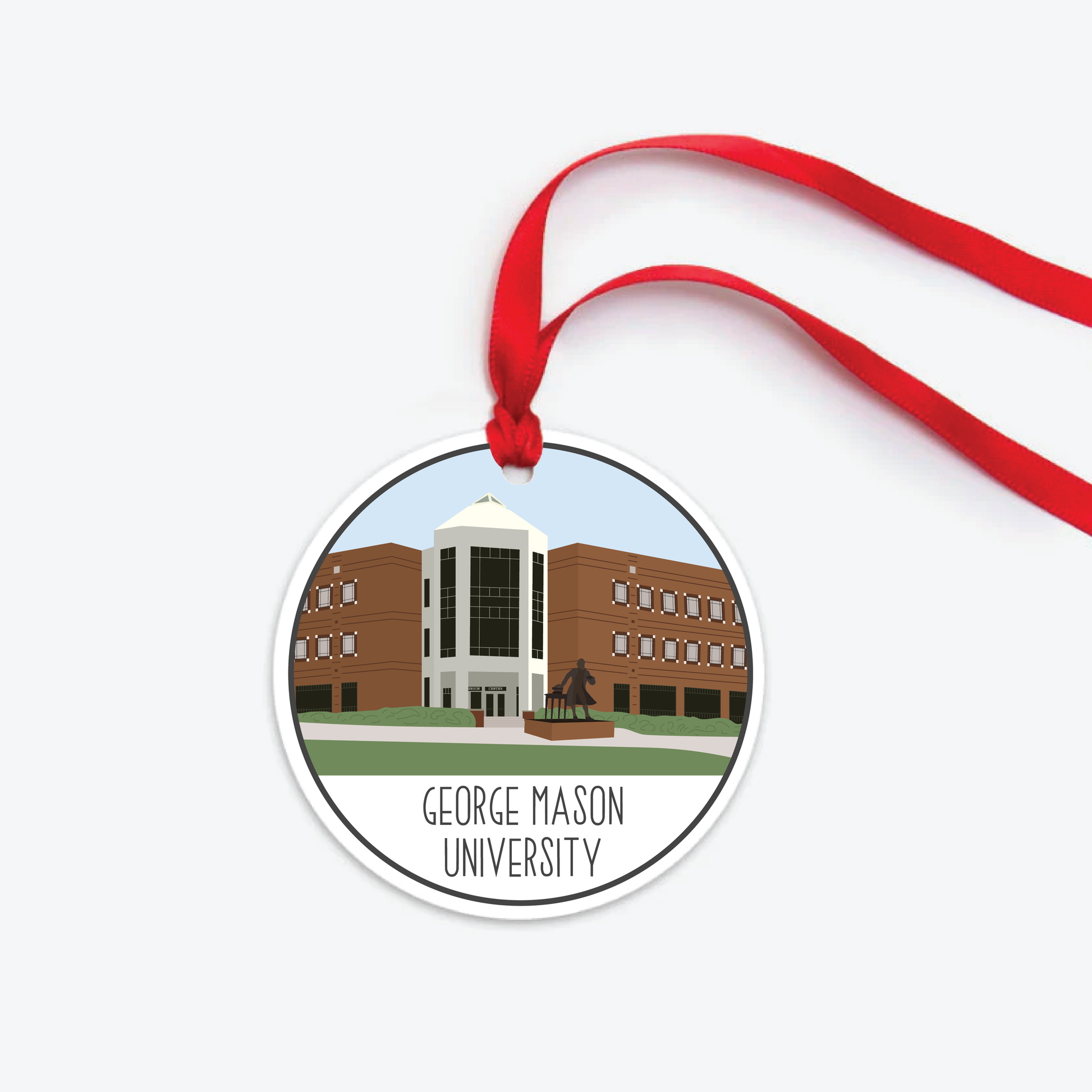 george mason university ornament two sided