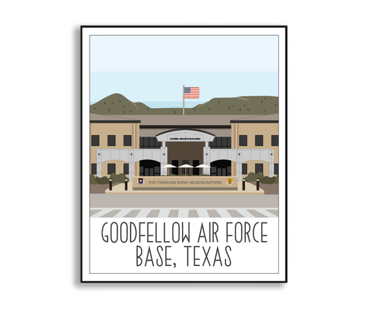 goodfellow air force base print