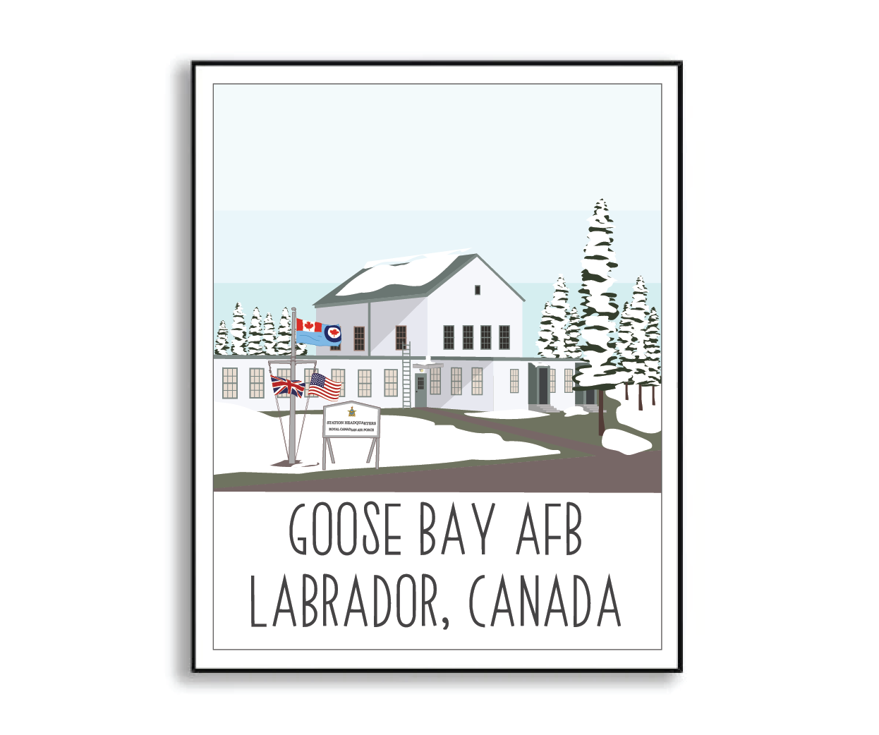 Goose Bay AFB Print