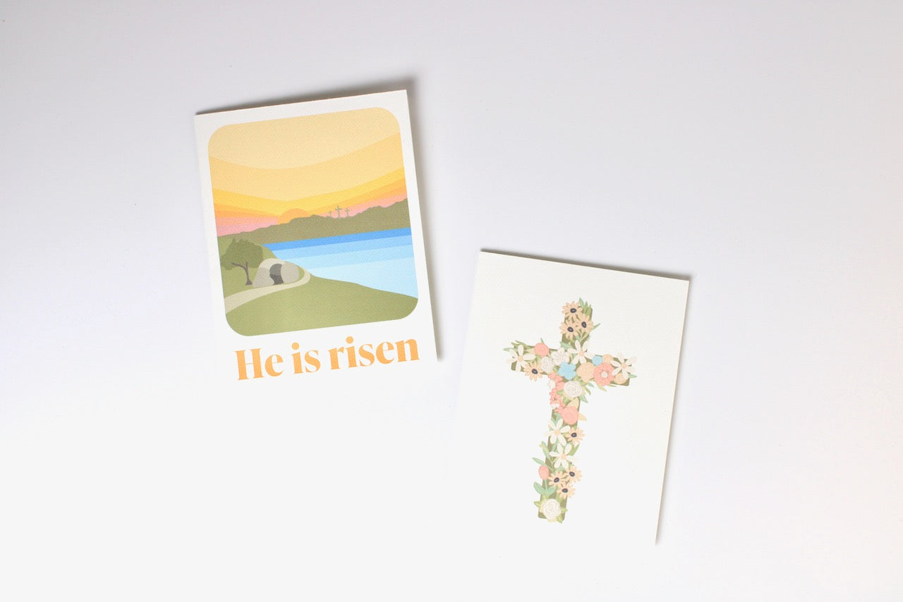 he is risen greeting card