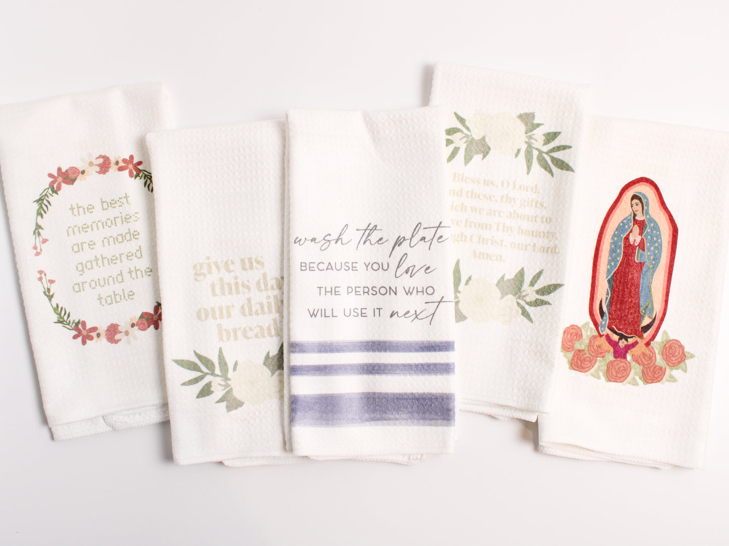 Give Us This Day Our Daily Bread Tea Towel