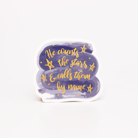 He Calls the Stars by Name Sticker