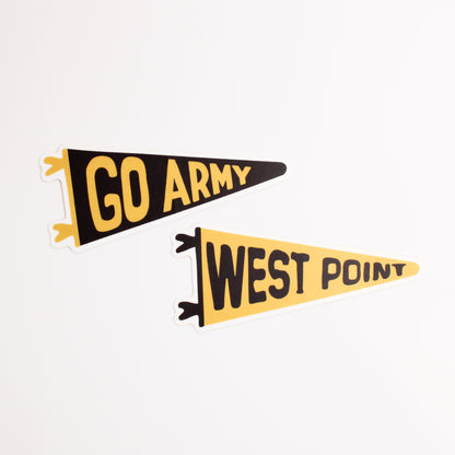 Go Army Pennant Sticker