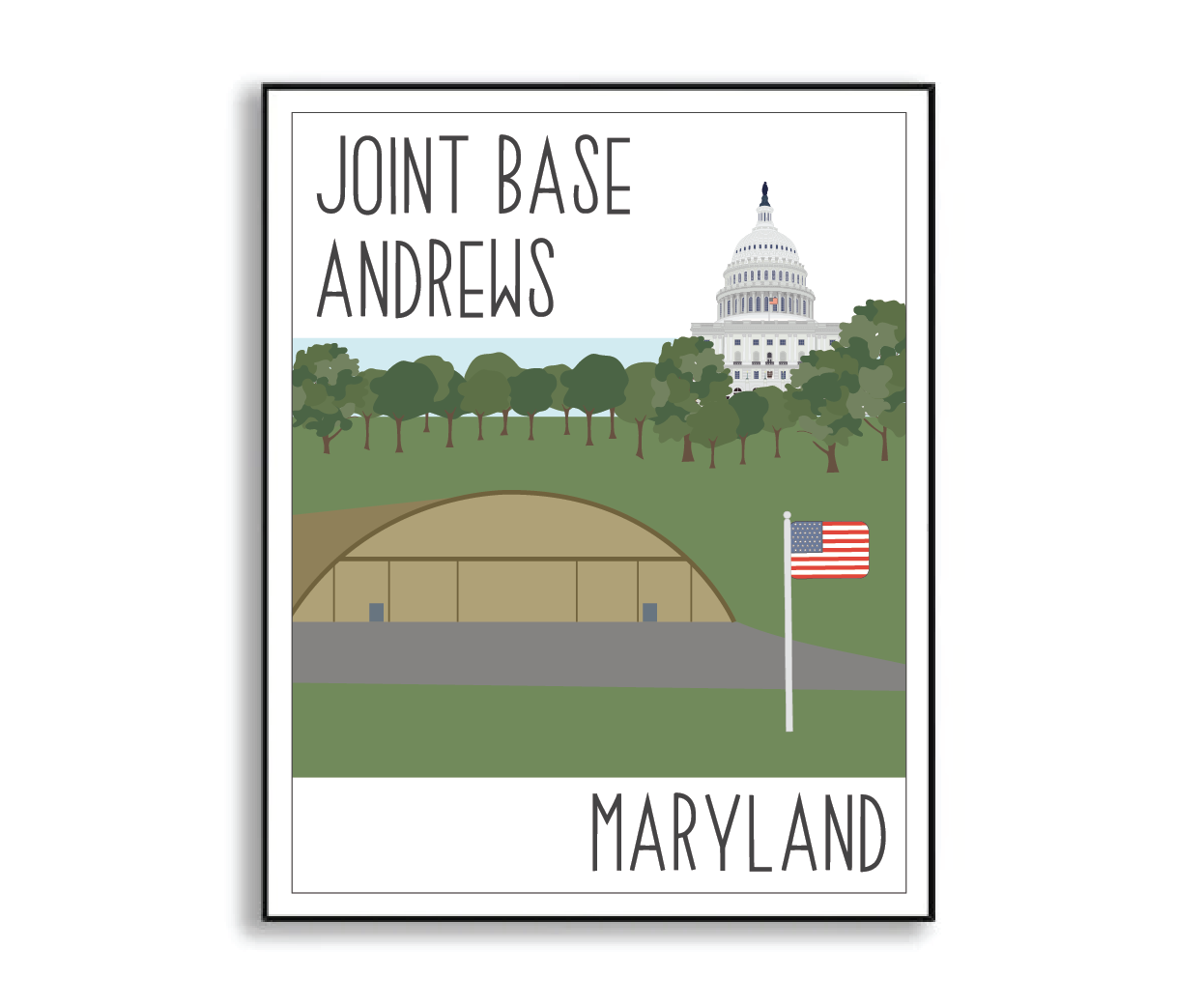 joint base andrews print