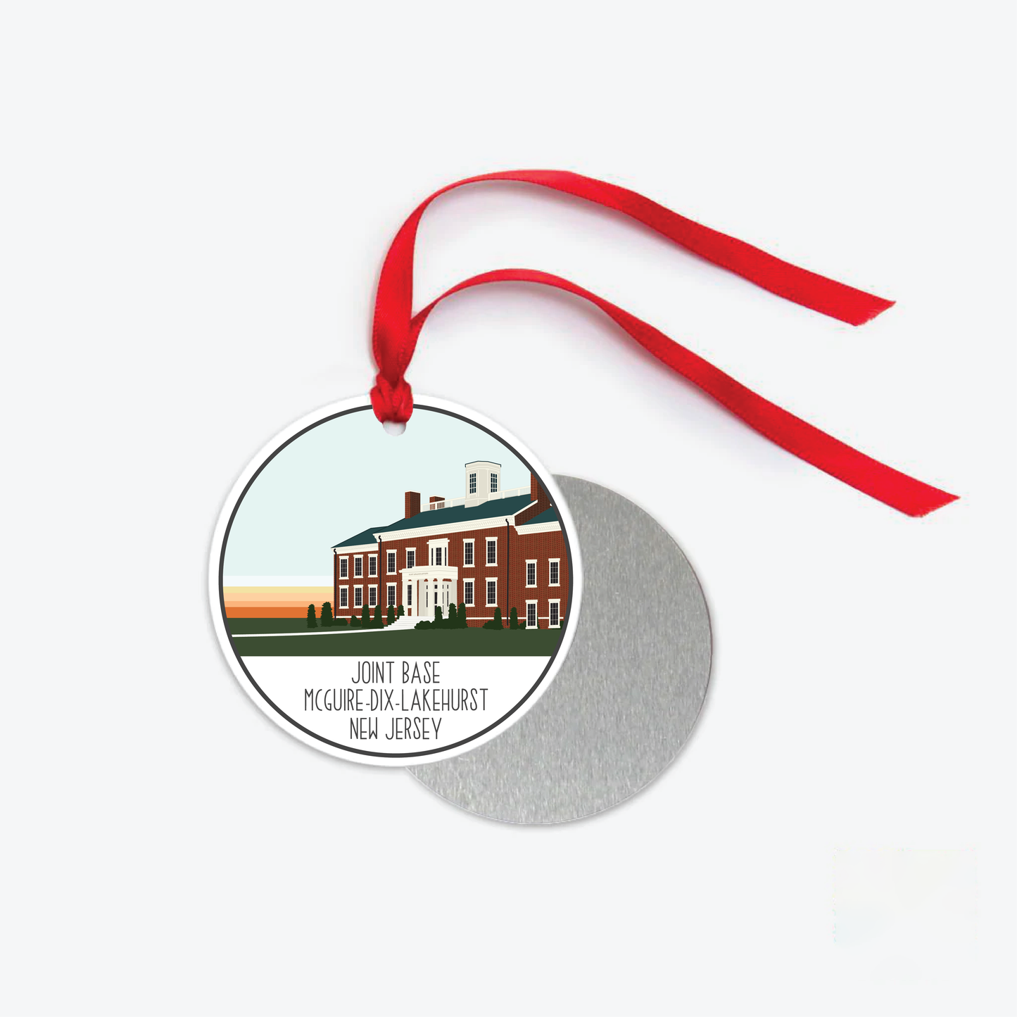 joint base mcguire-dix-lakehurst afb ornament one sided