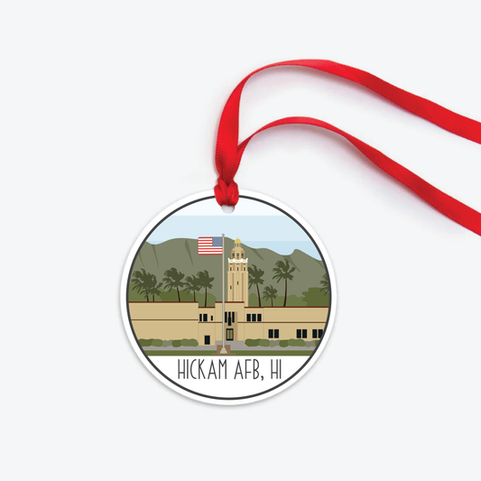 joint base pearl harbor-hickam ornament two sided / wing headquarters