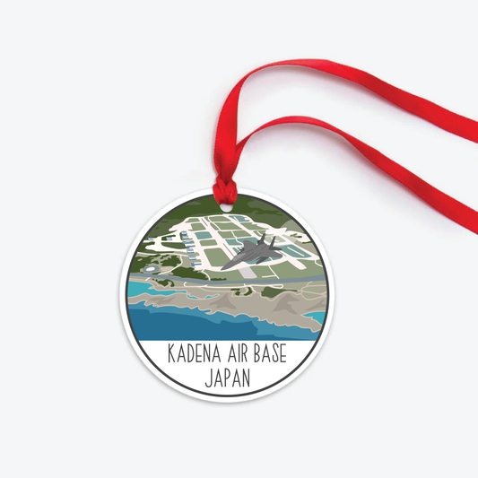 kadena air base ornament two sided