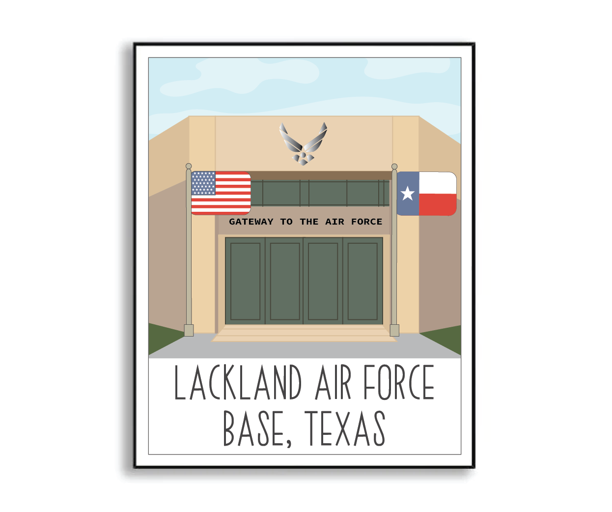 Lackland AFB Print