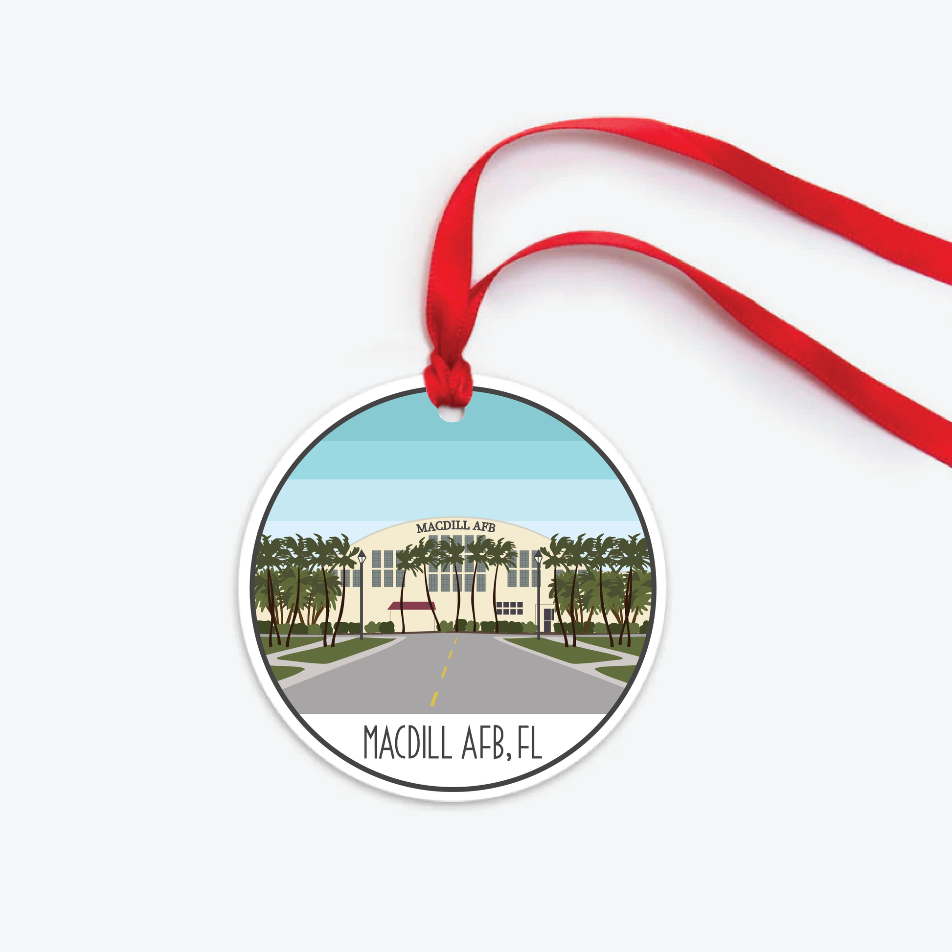 macdill air force base ornament two sided