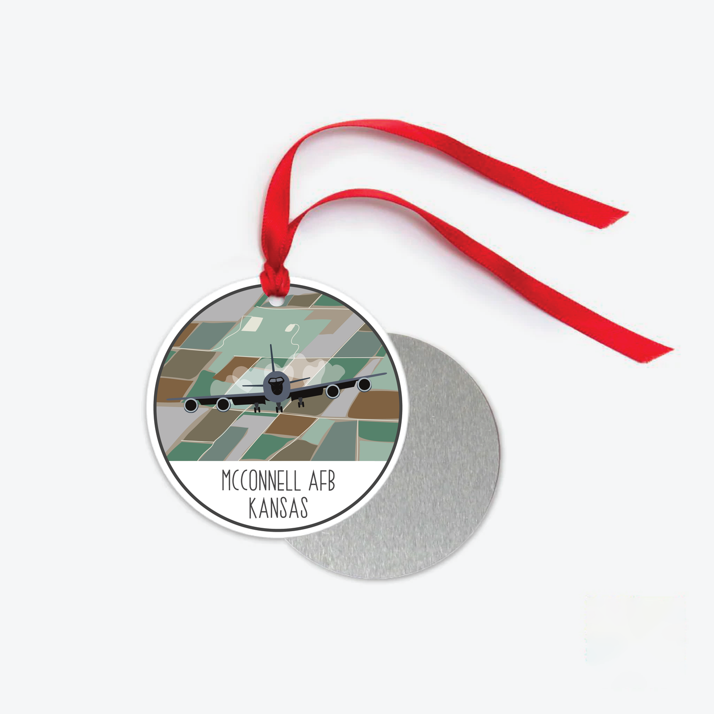 mcconnell air force base ornament one sided