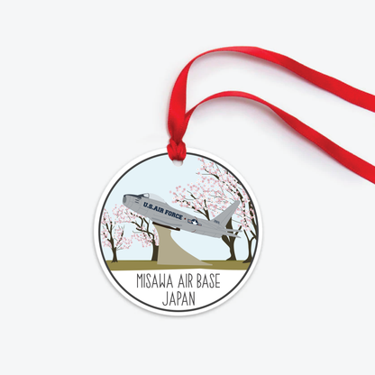 misawa air base ornament two sided