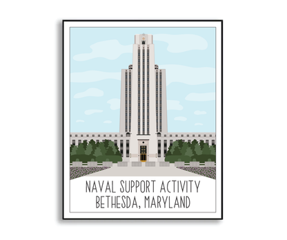 NSA Bethesda Walter Reed Print