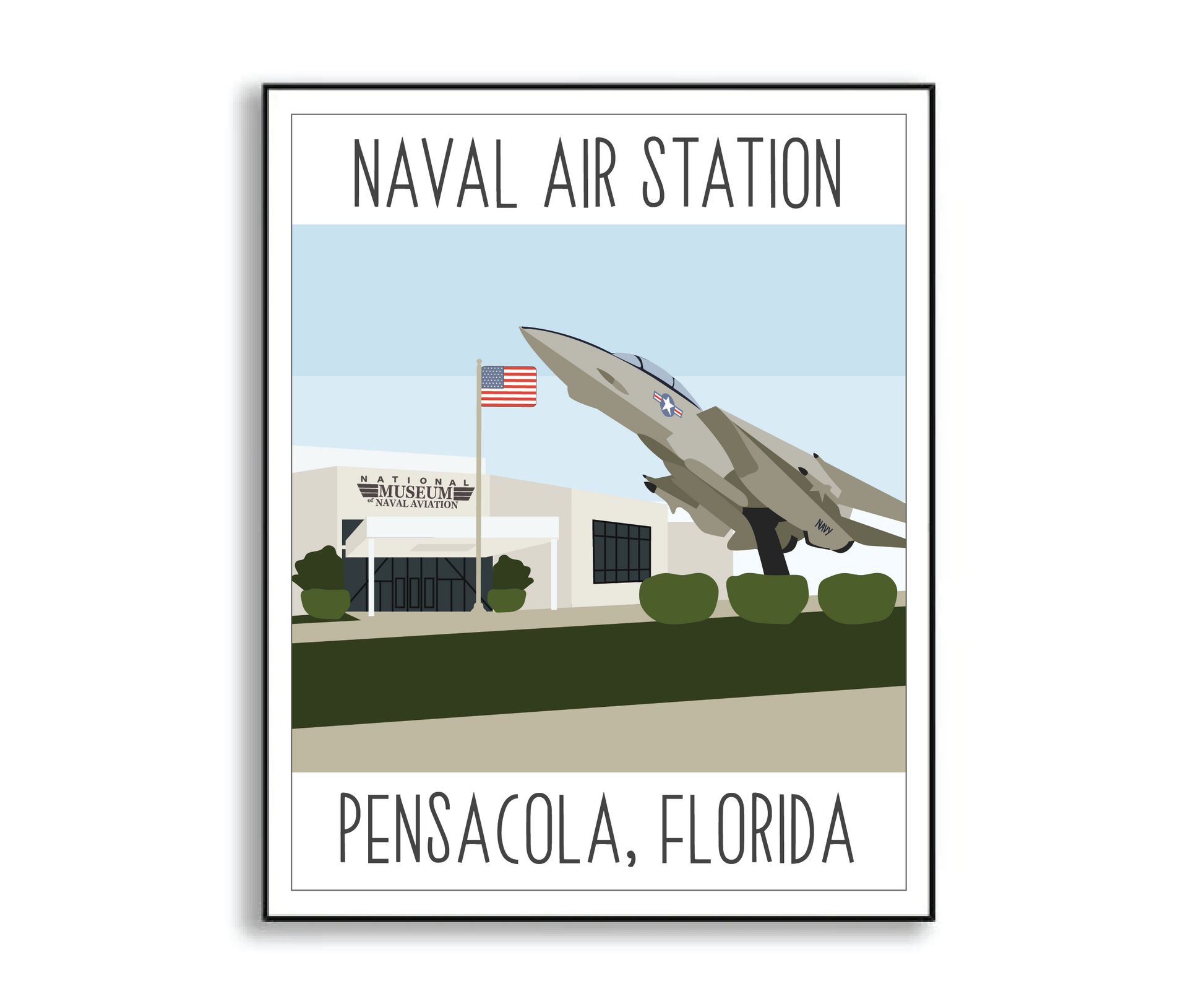 naval air station pensacola print