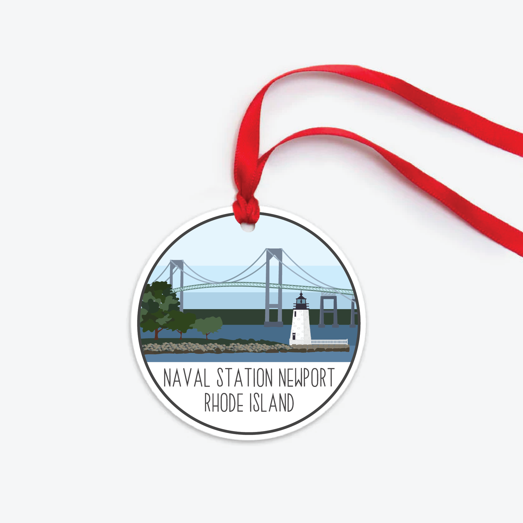 Naval Station Newport Ornament – Sketch + Sentiment