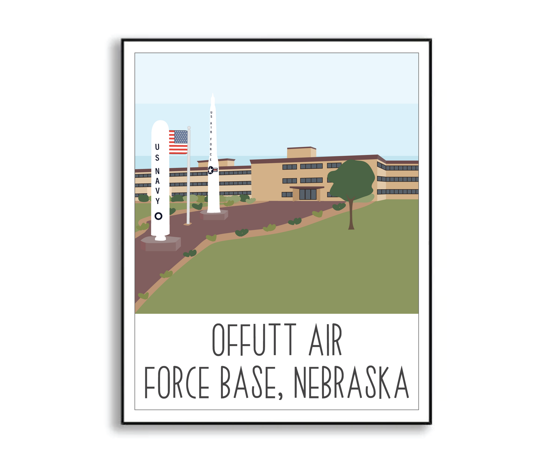 offutt air force base print