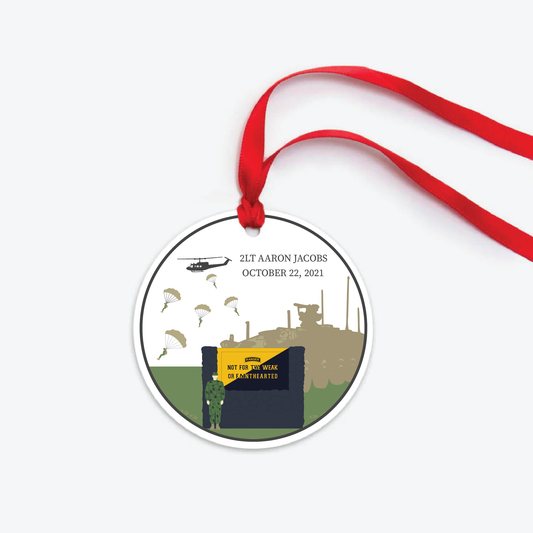 Custom Ranger School Graduation Ornament