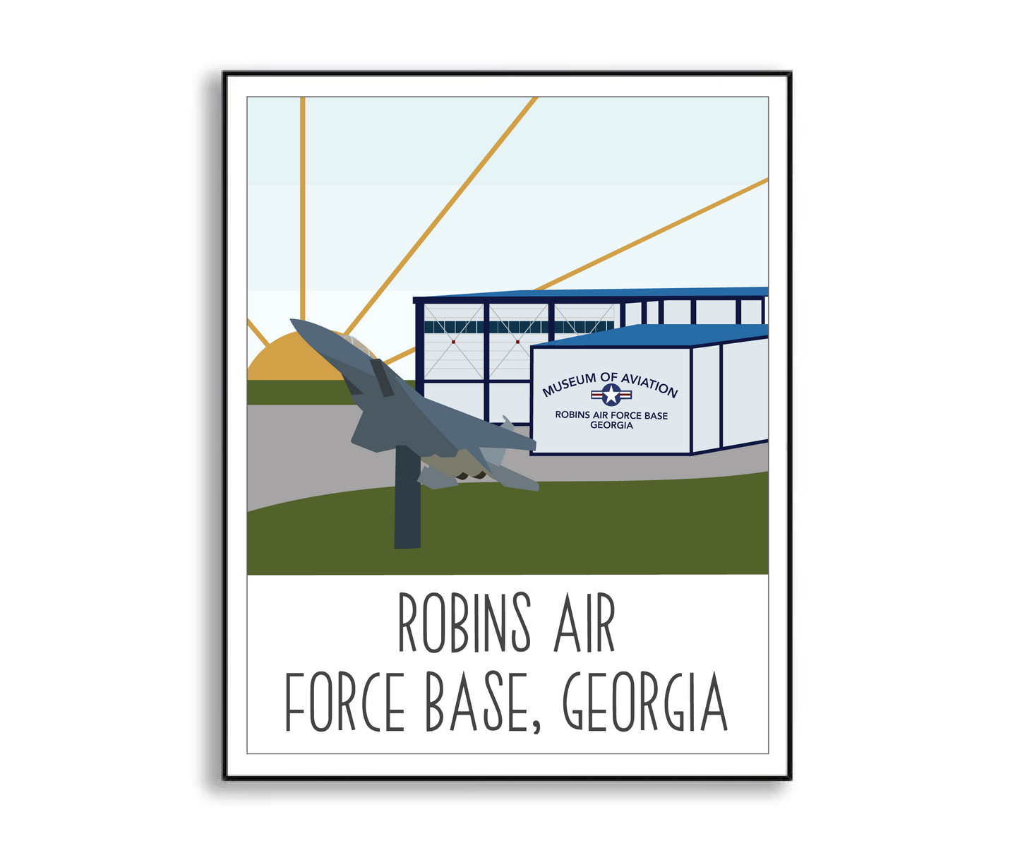 robins air force base print