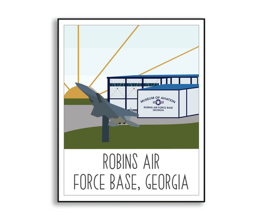 robins air force base print