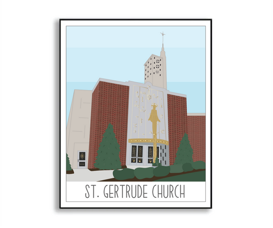 St. Gertrude Church Print