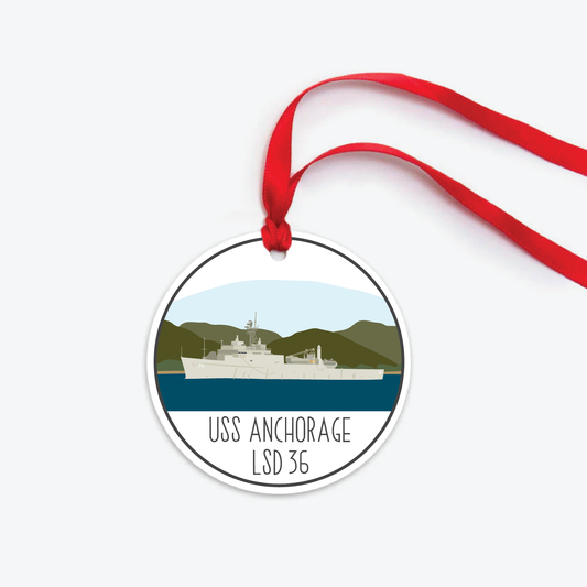 USS Anchorage LSD36 Ornament