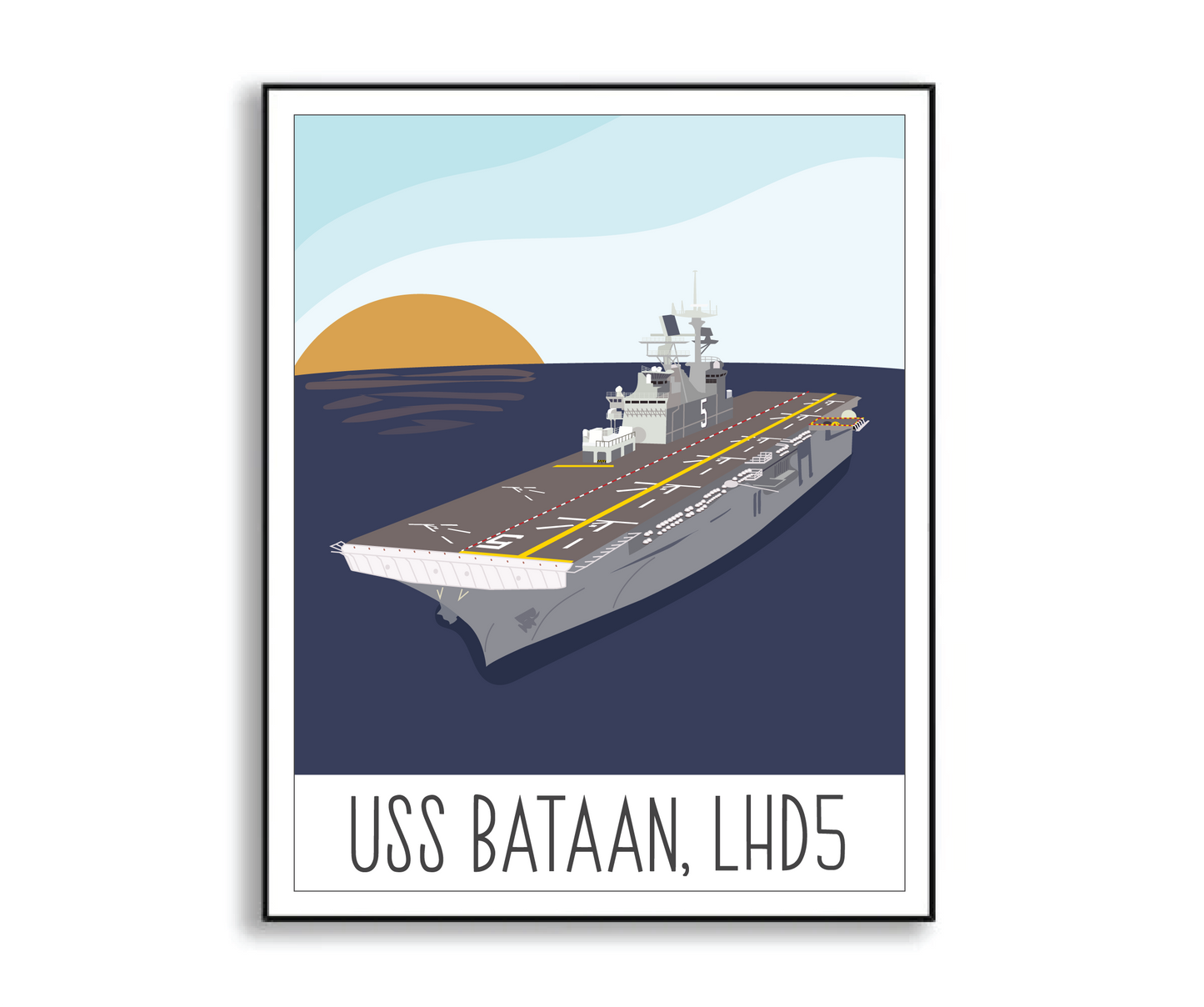 uss bataan ldh5 print