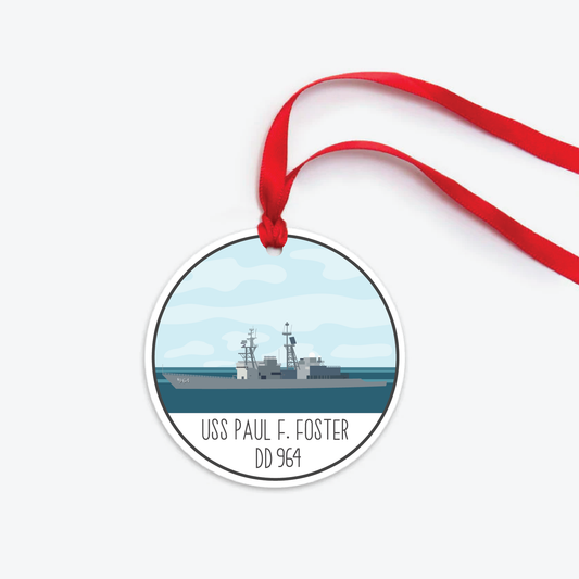 USS Paul F Foster DD964 Ornament