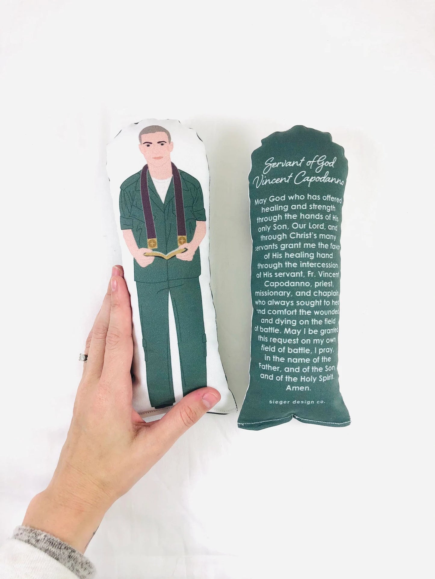 servant of god vincent capodanno prayer doll