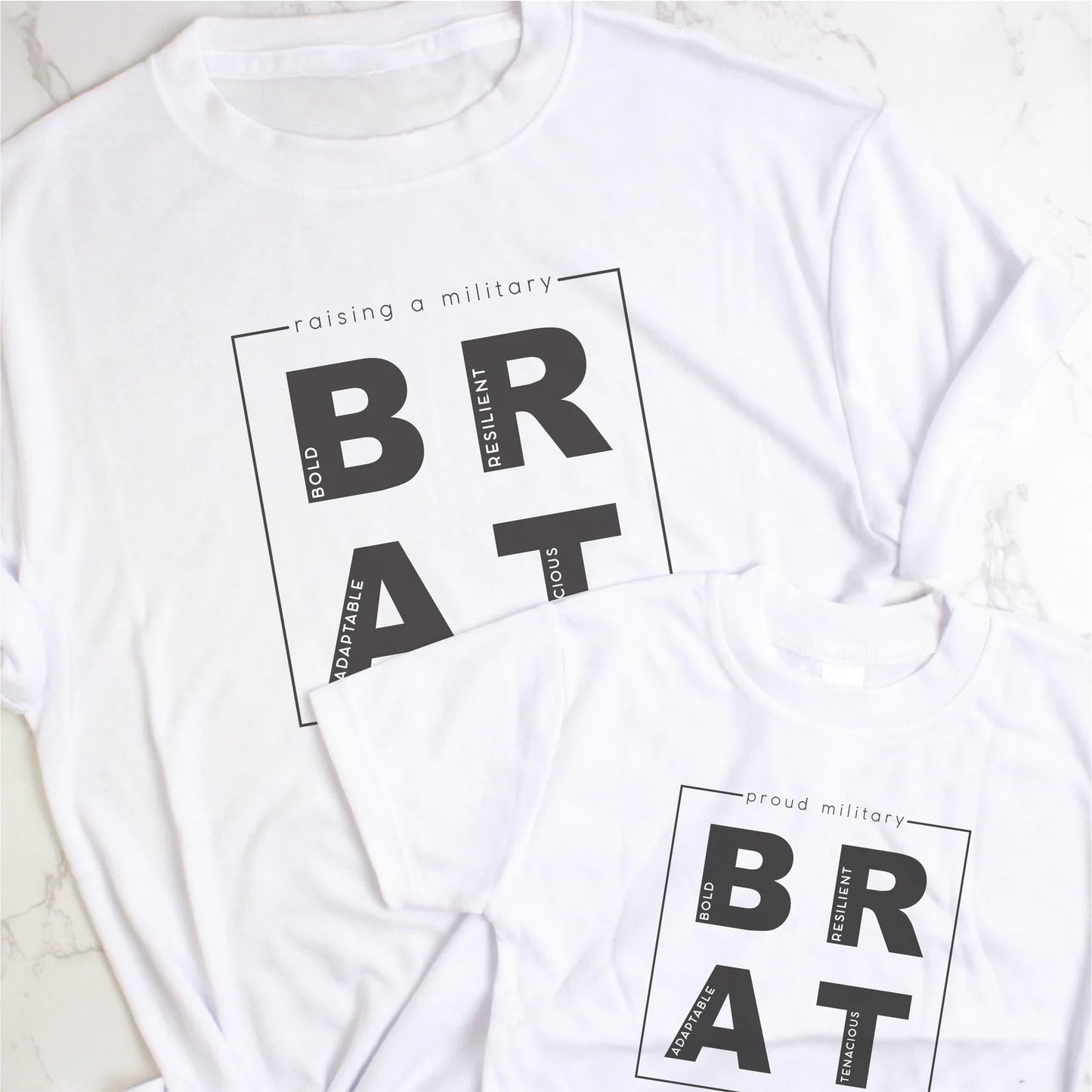 raising a military brat tee