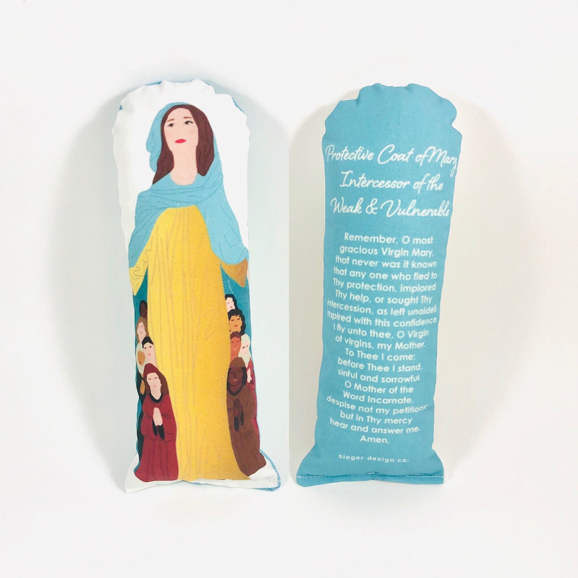 memorare mary prayer doll