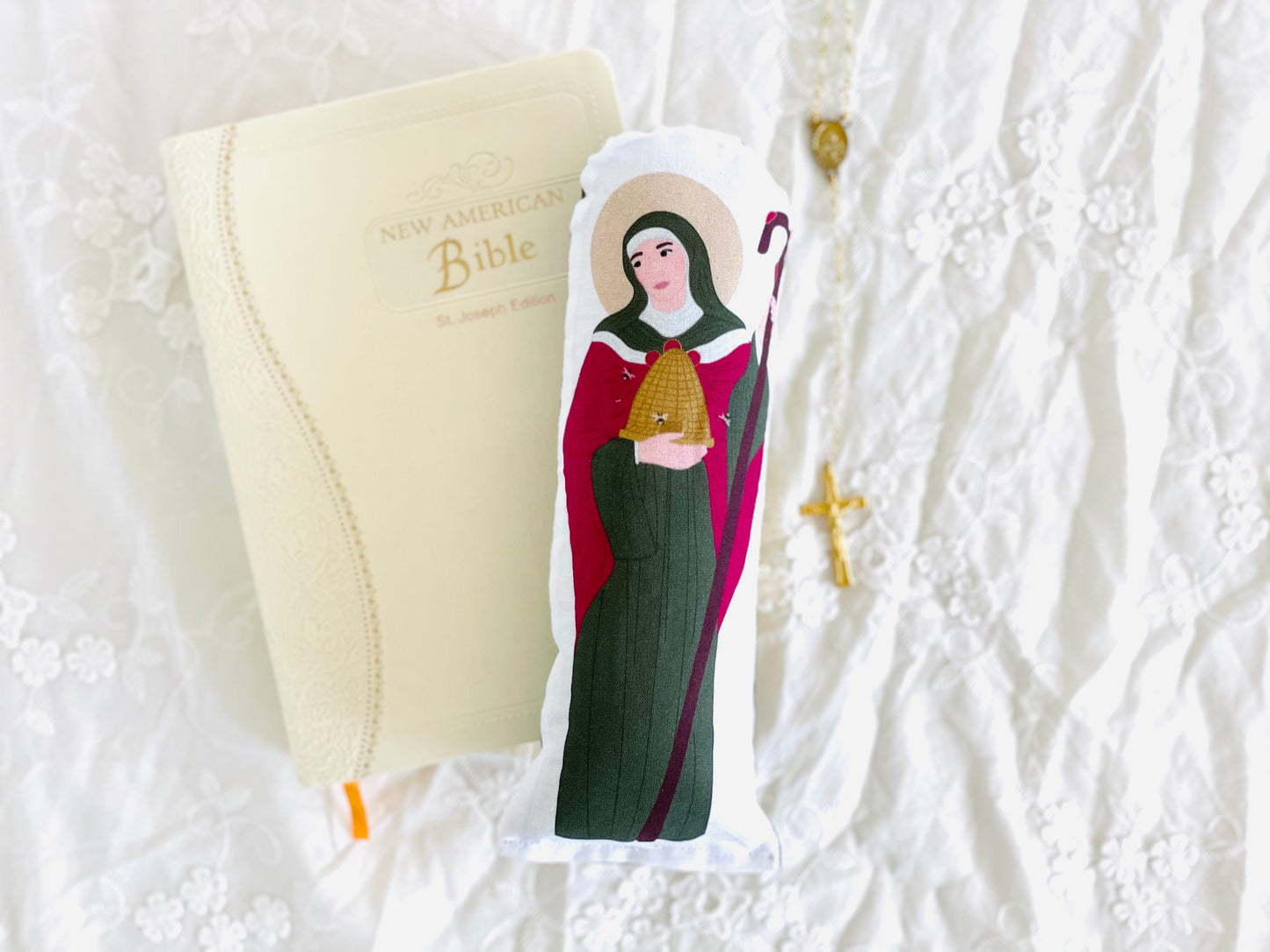 saint abigail of ireland prayer doll