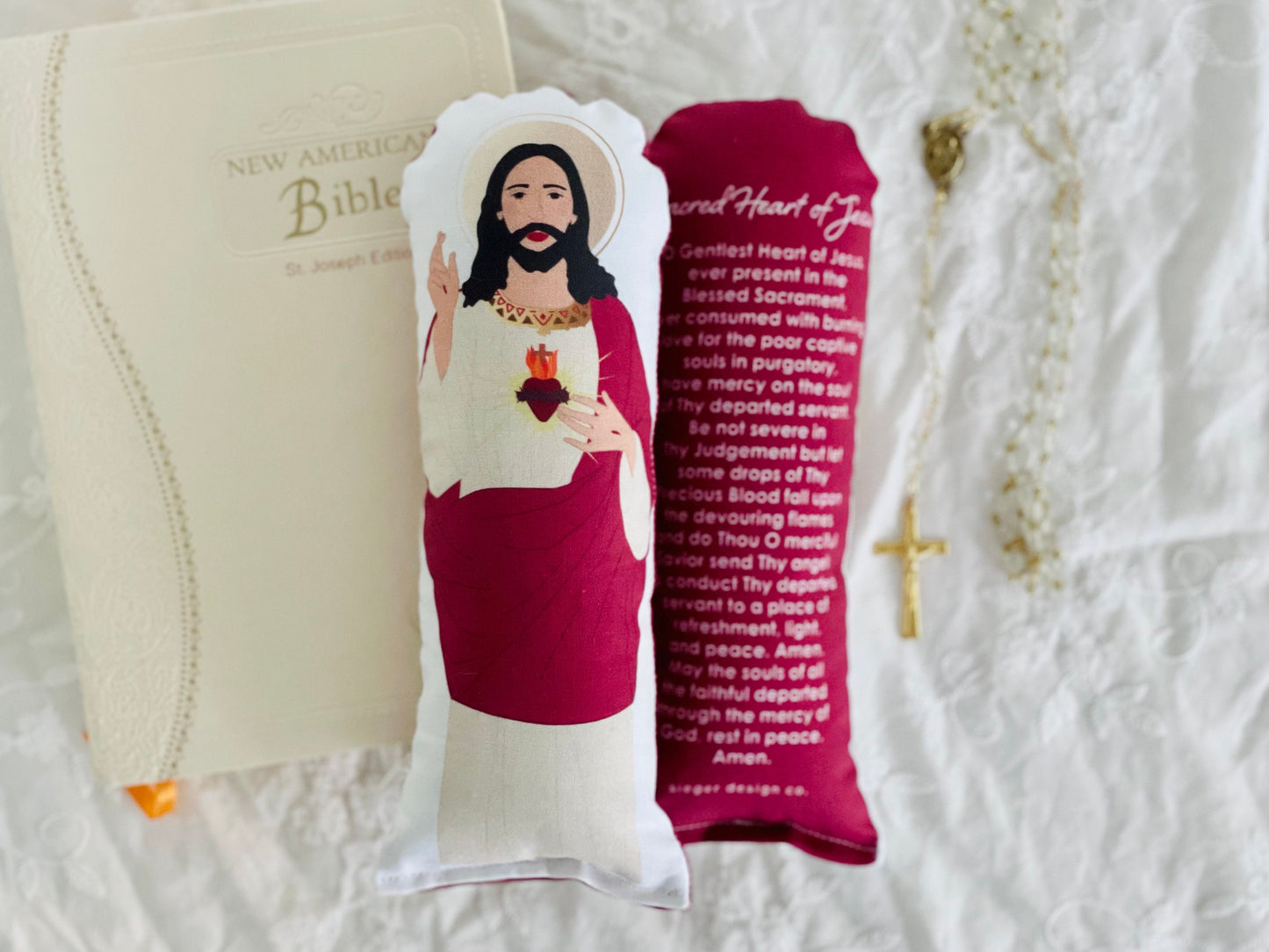 sacred heart of jesus prayer doll