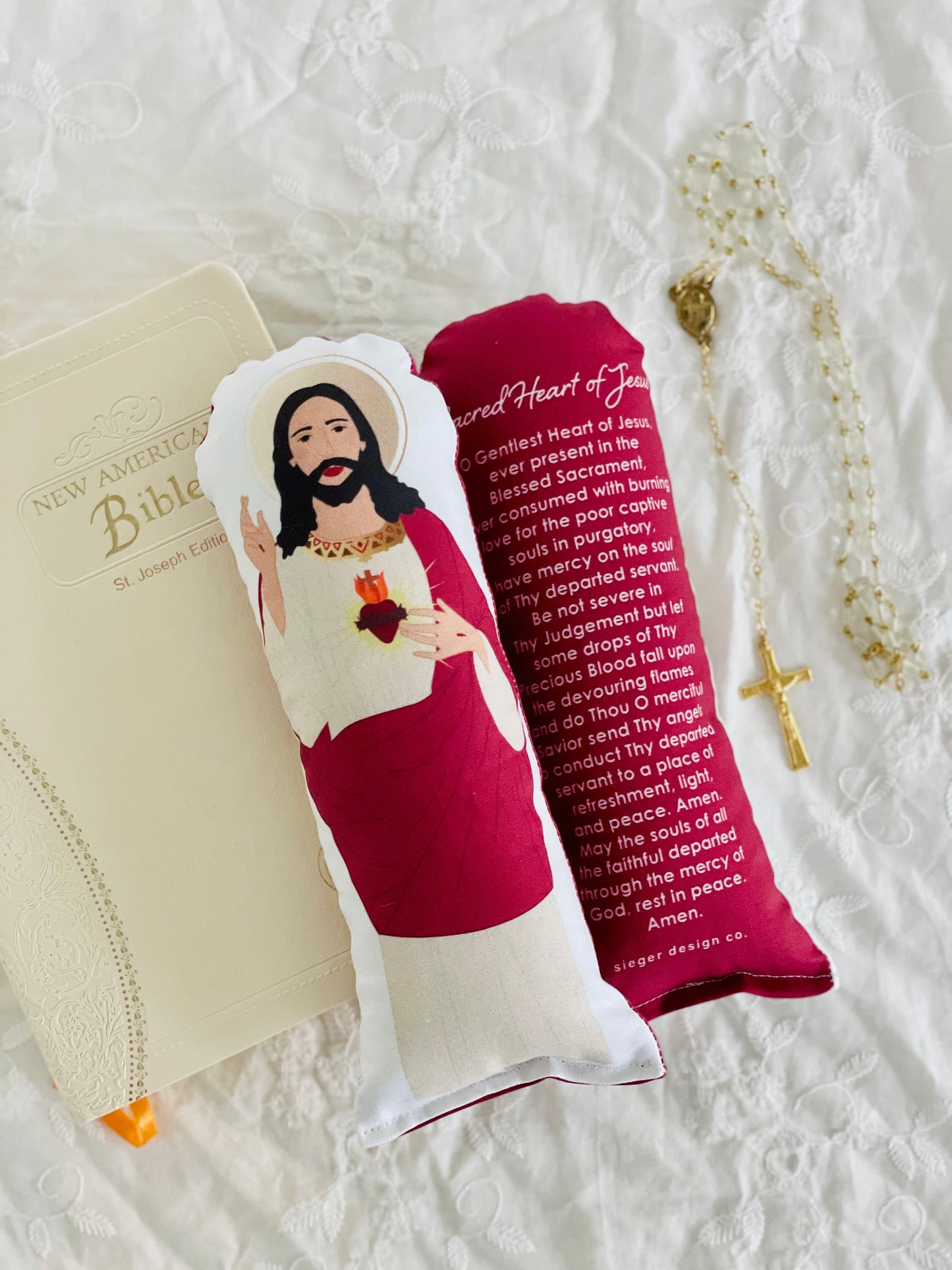 sacred heart of jesus prayer doll