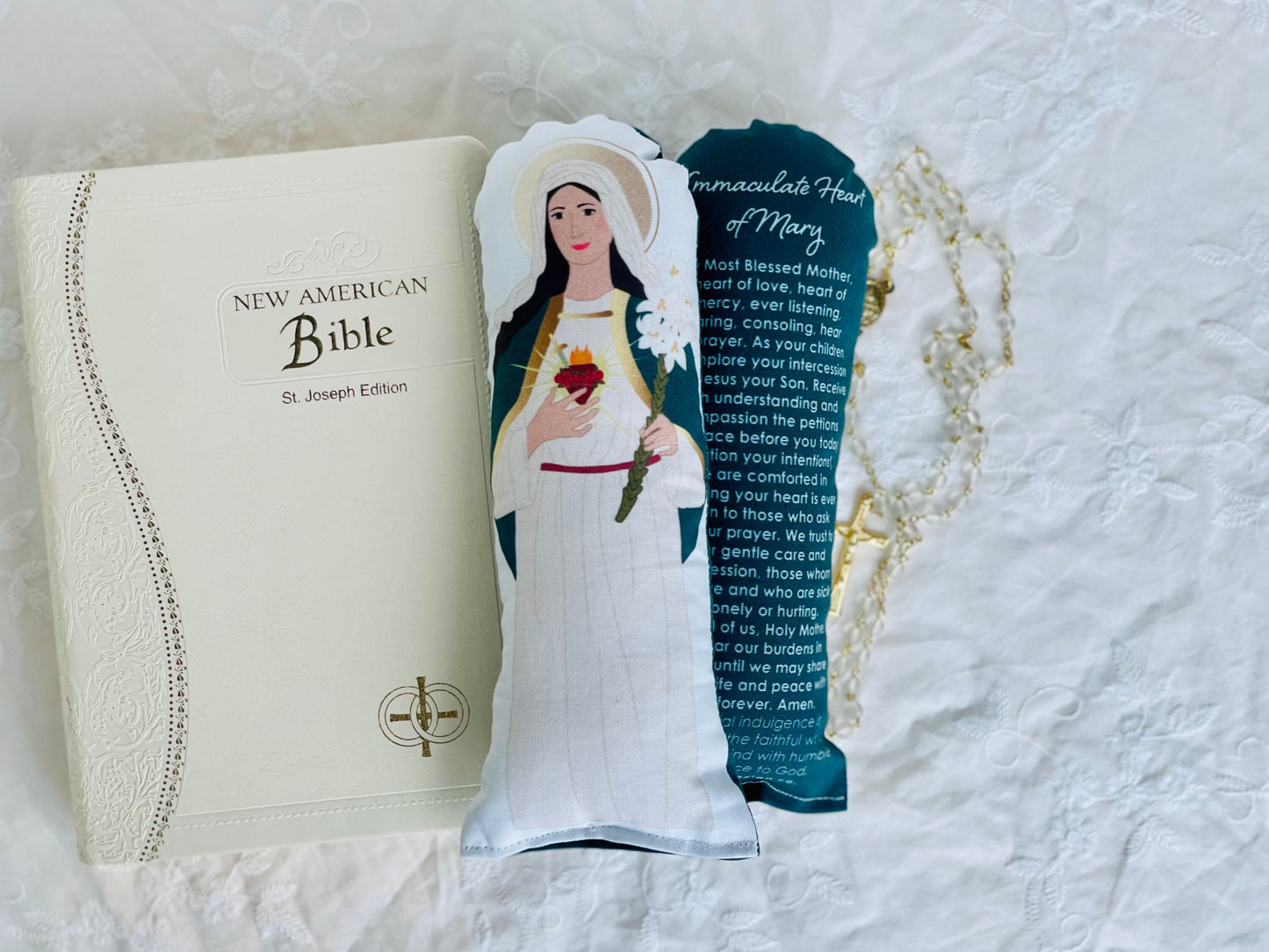 immaculate heart of mary prayer doll