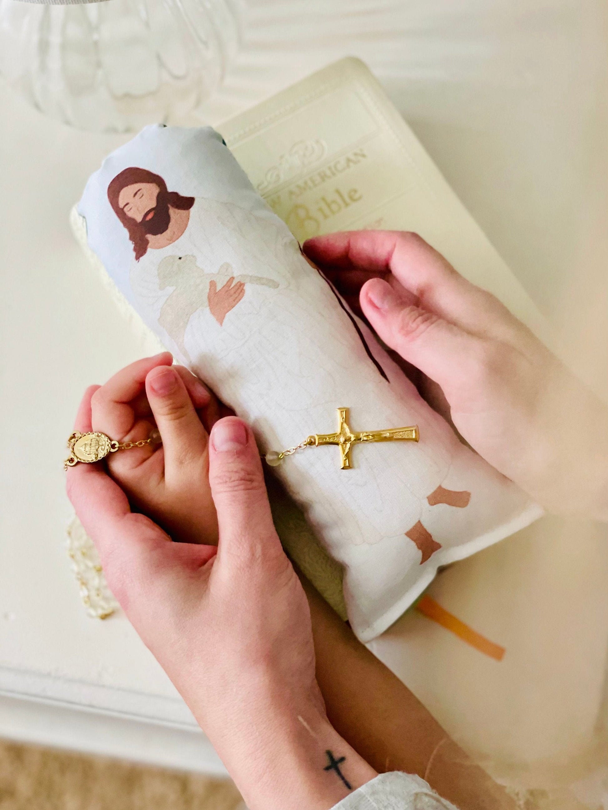 comforting jesus prayer doll