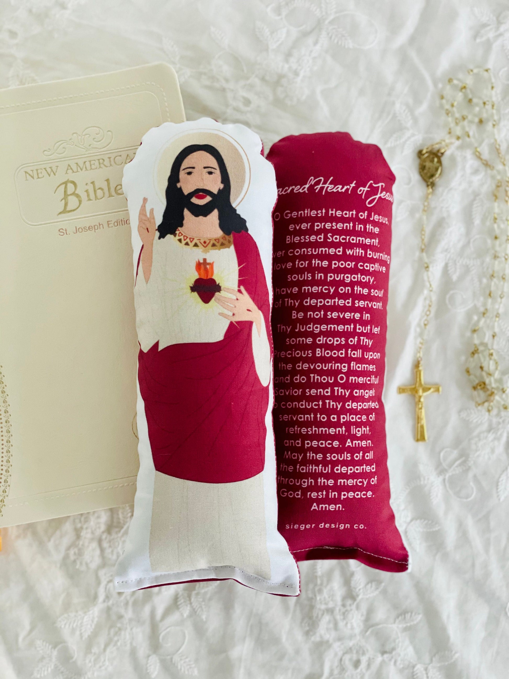 sacred heart of jesus prayer doll