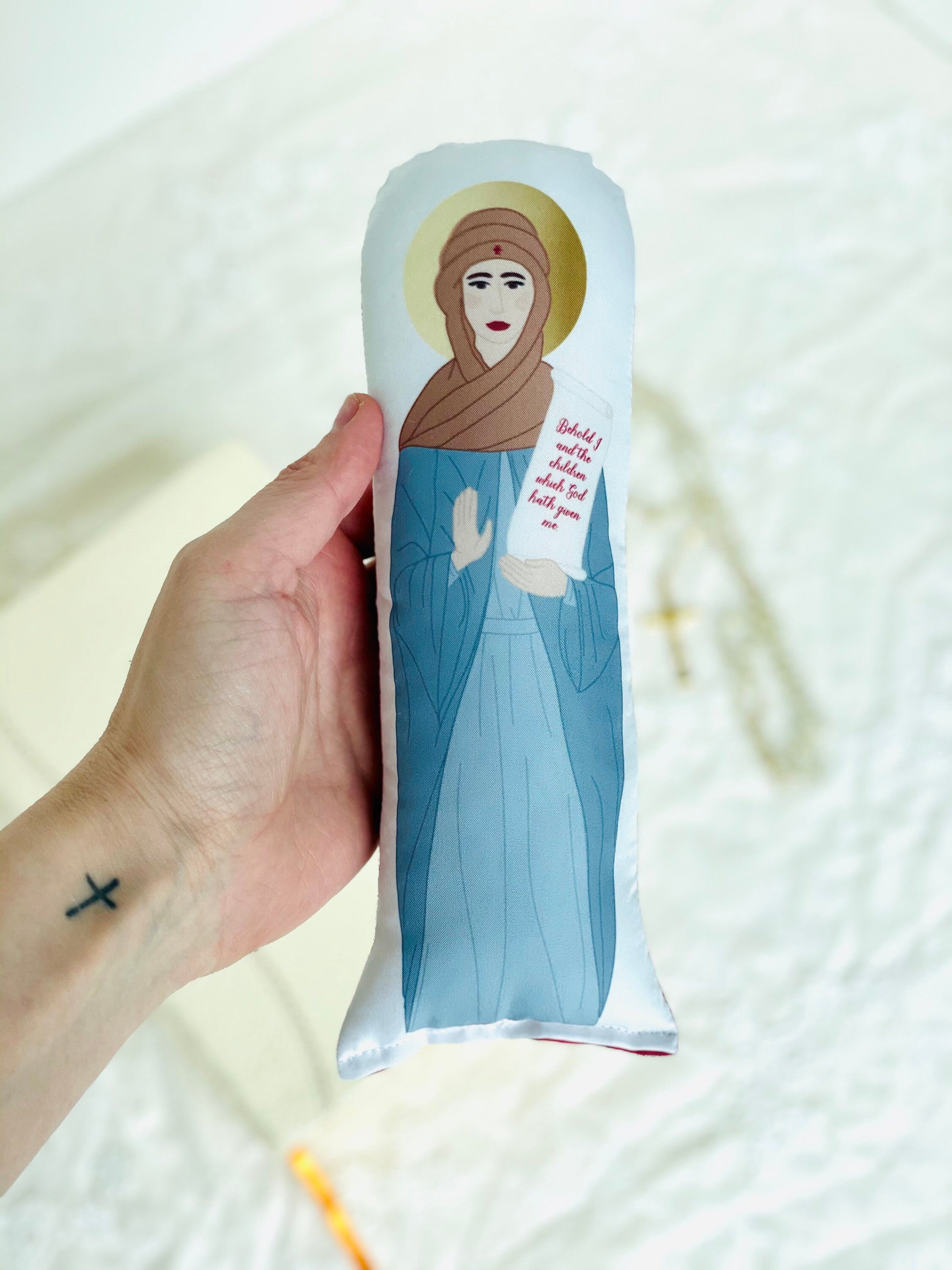 saint emilia prayer doll, patron saint of mothers